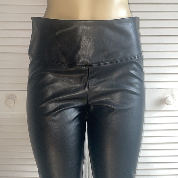 WHBM Vegan Leather Runway Legging Size 14 - Picture 8 of 12
